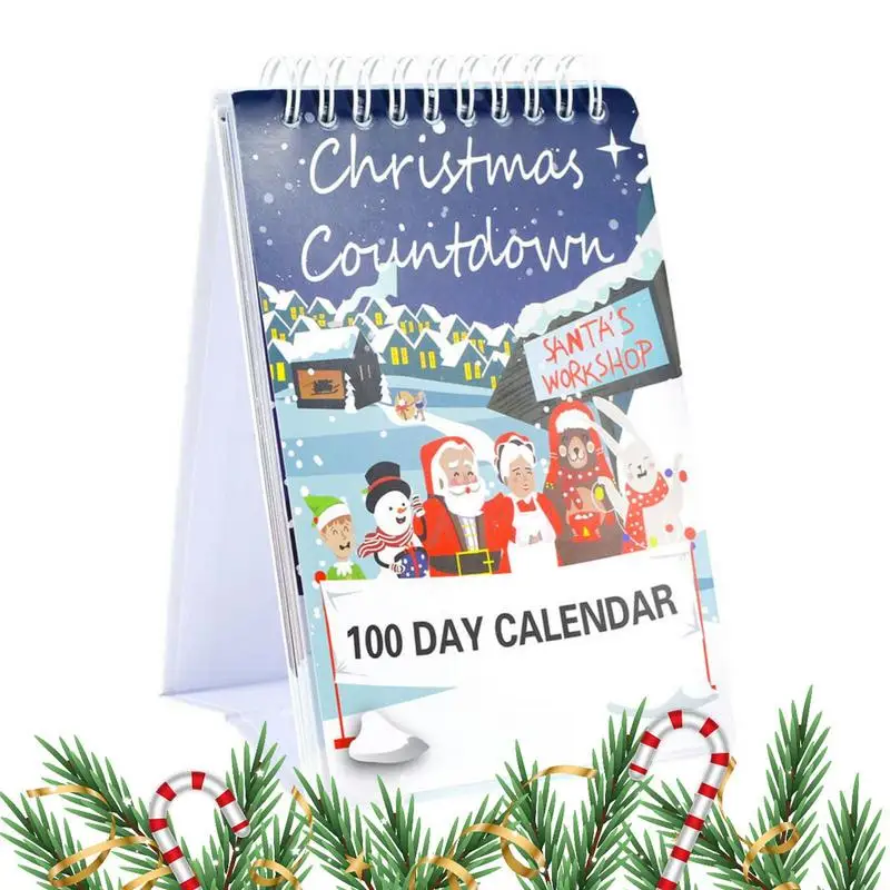

Christmas Countdown 2023 Tear Off Standing Calendar 100 Days Christmas Calendar For School Company Home Apartment And Business