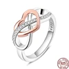 Bagues en argent Sterling 2025 originales pour femmes, couronne à nœud papillon, cœur d'amour, mauvais œil, bijoux d'anniversaire, cadeau d'anniversaire, 925