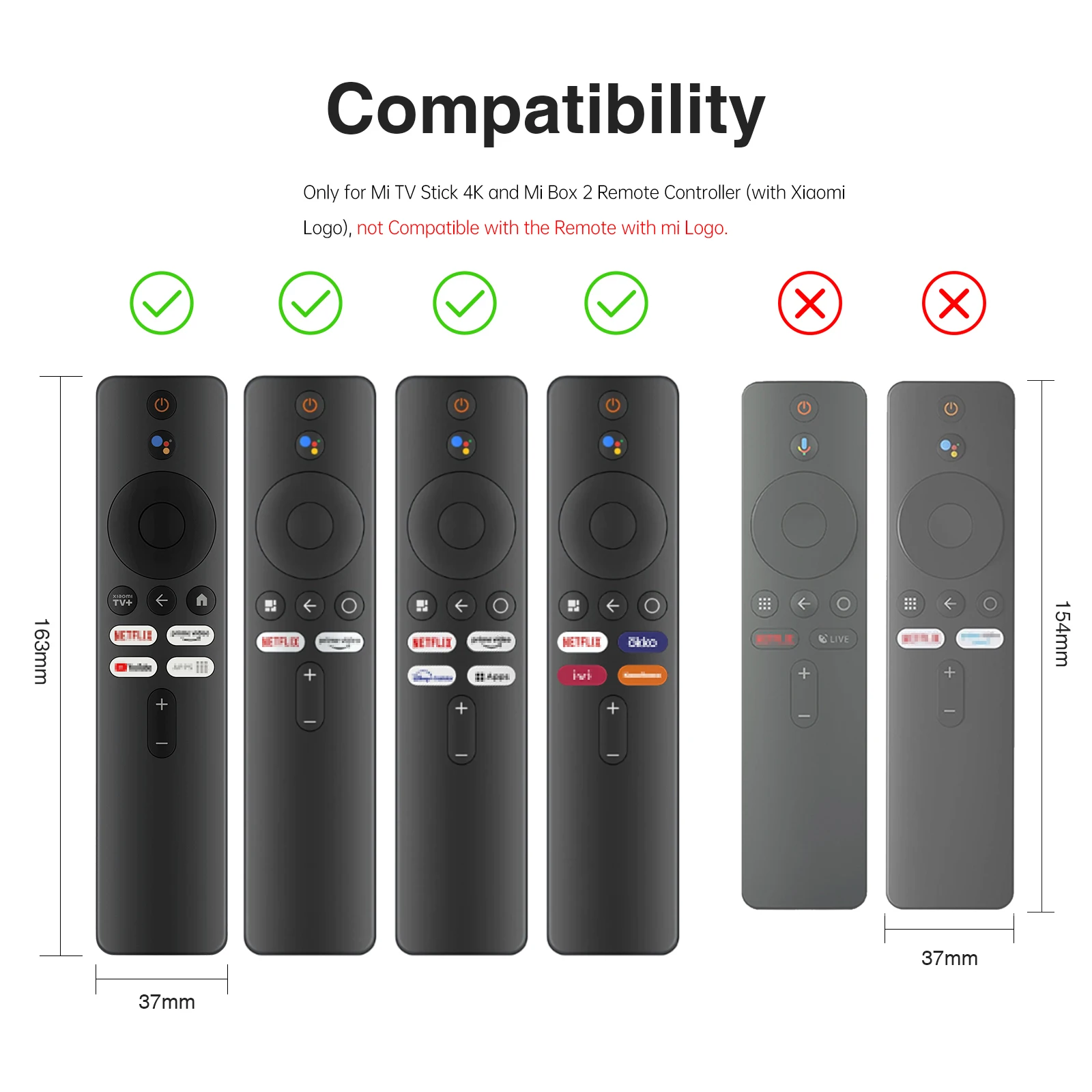 Silicone Case for Xiaomi Mi Stick 4K Mi Box S 2 Remote Control Protective Cover Shockpoof