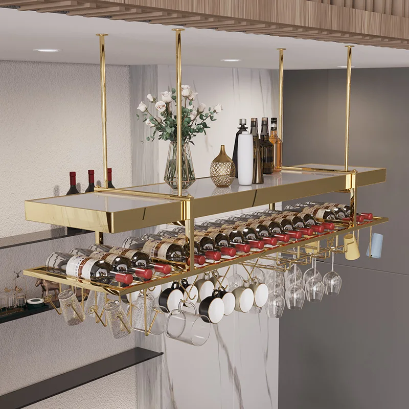 Houses Iron Bar Cabinet Storage Design Corner Kitchen Industrial Modern Display Home Wine Rack Art Gabinet Nordic Furniture