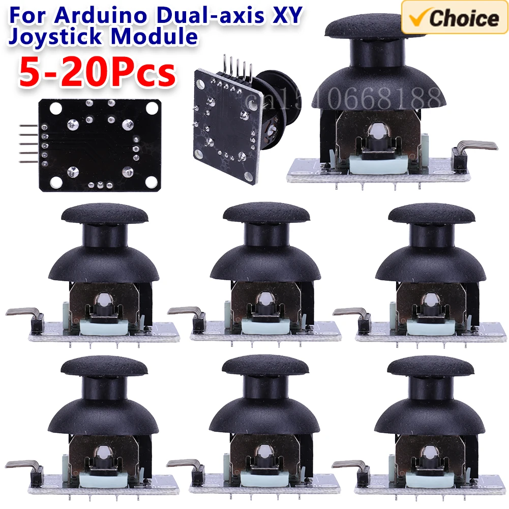 5-20PCS For Arduino Arduino Dual-axis XY Joystick Module for PS2 Joystick Control Lever Sensor KY-023 Rated 4.9/5