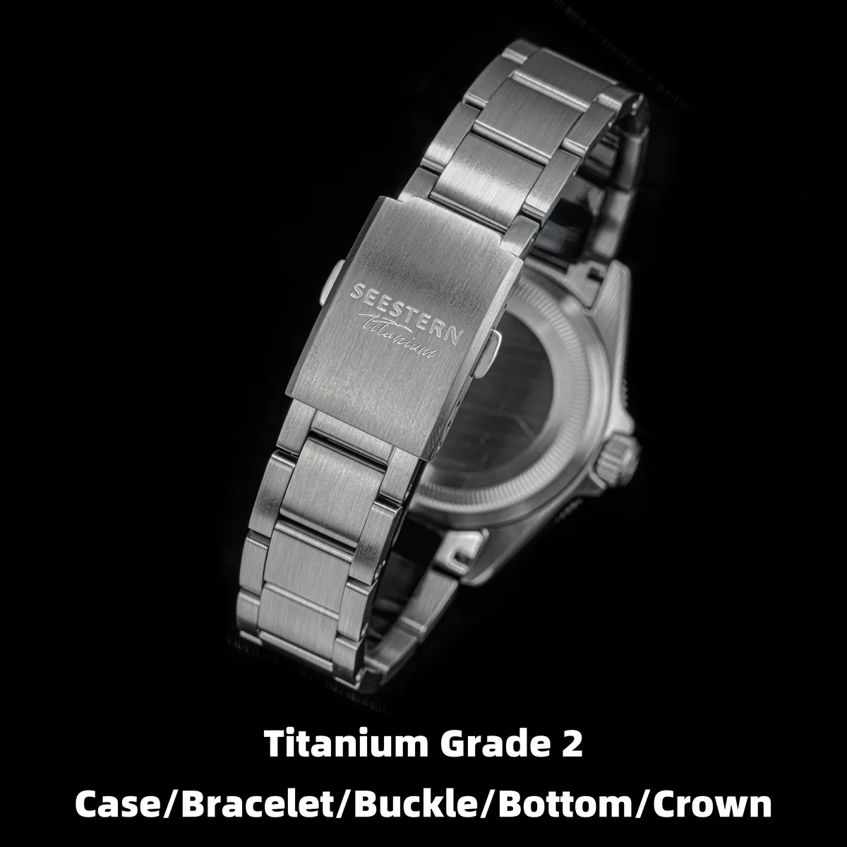 Mechanical Watch Diver Watch SEESTERN Titanium Diver Watch for Men Automatic Mechanical Wristwatch NH38 Movement Sapphire Glass 20ATM Waterproof Luminous