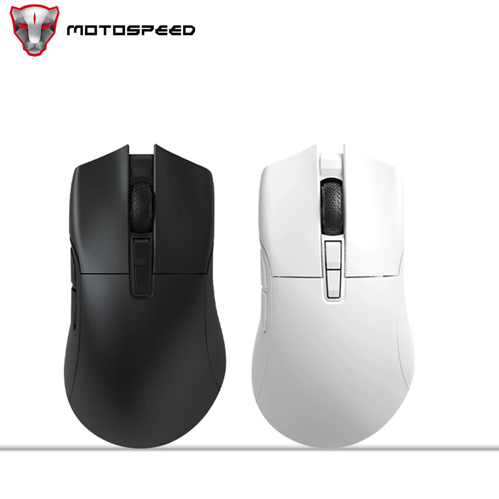 Motospeed Darmoshark N3 Gaming Mouse USB Bluetooth Wired 2.4GHz Wireless Mouse Optical Sensor PAW3395 26000DPI For Laptop Gamer
