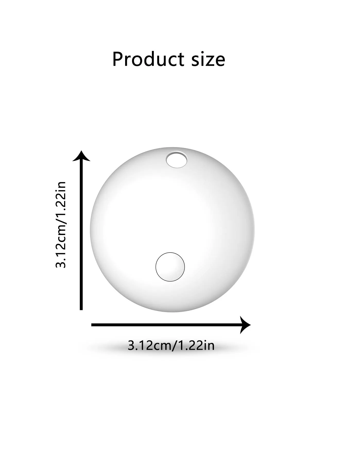 Suitable for Apple Airtag Locator, the Elderly Is Safe, Wallet Key Management, or Pet Care, All Enjoy Global Gps Precise Positioning Tracking, the Mini Body Shape Is Hidden and Powerful Guardian, Let Love and Important Items Never Lost (Apple Mobile Phone Only)