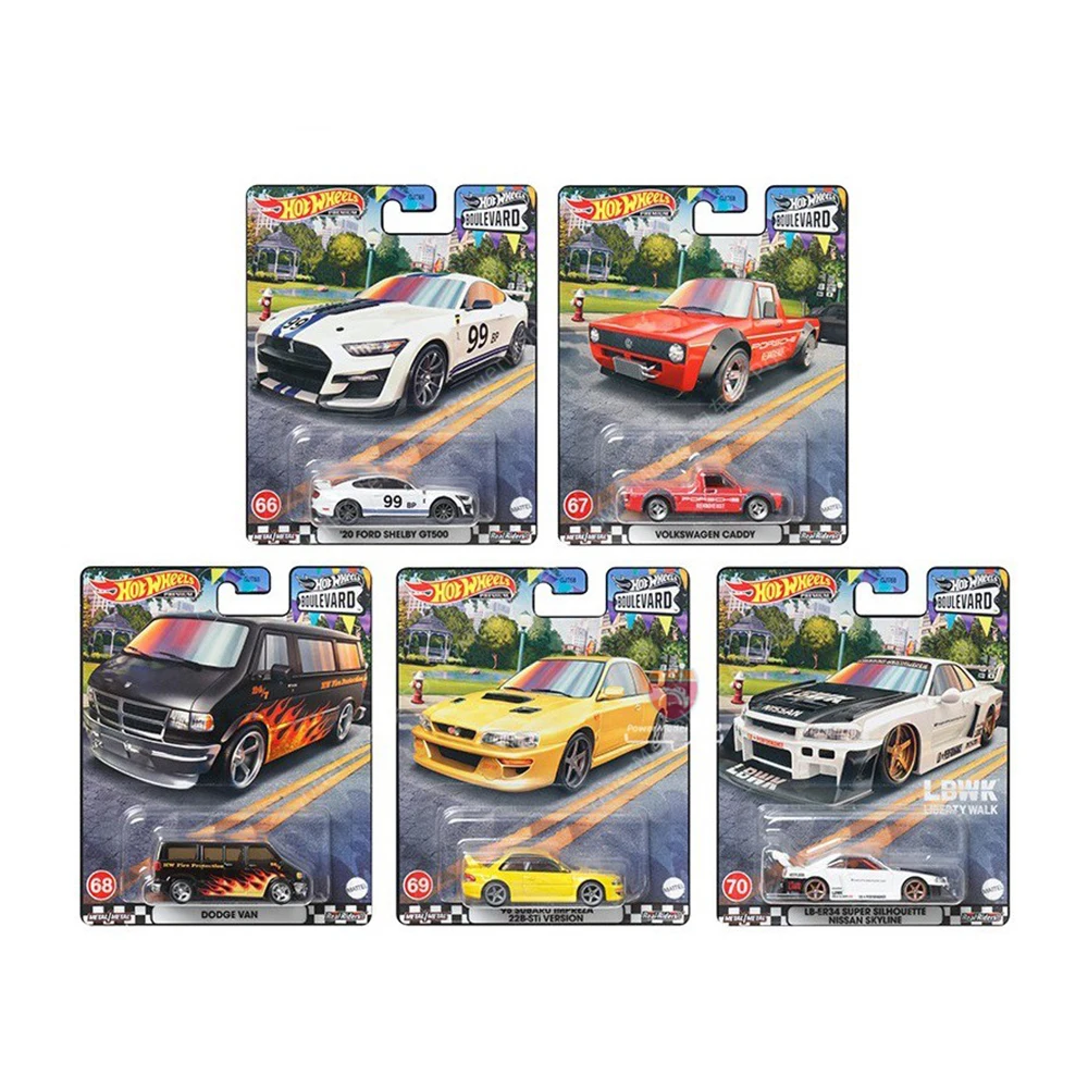 

Hotwheels GJT68 Garden Drive 14 Shady Car Culture Subaru Alloy Car Toys For Childen Collect Gifts