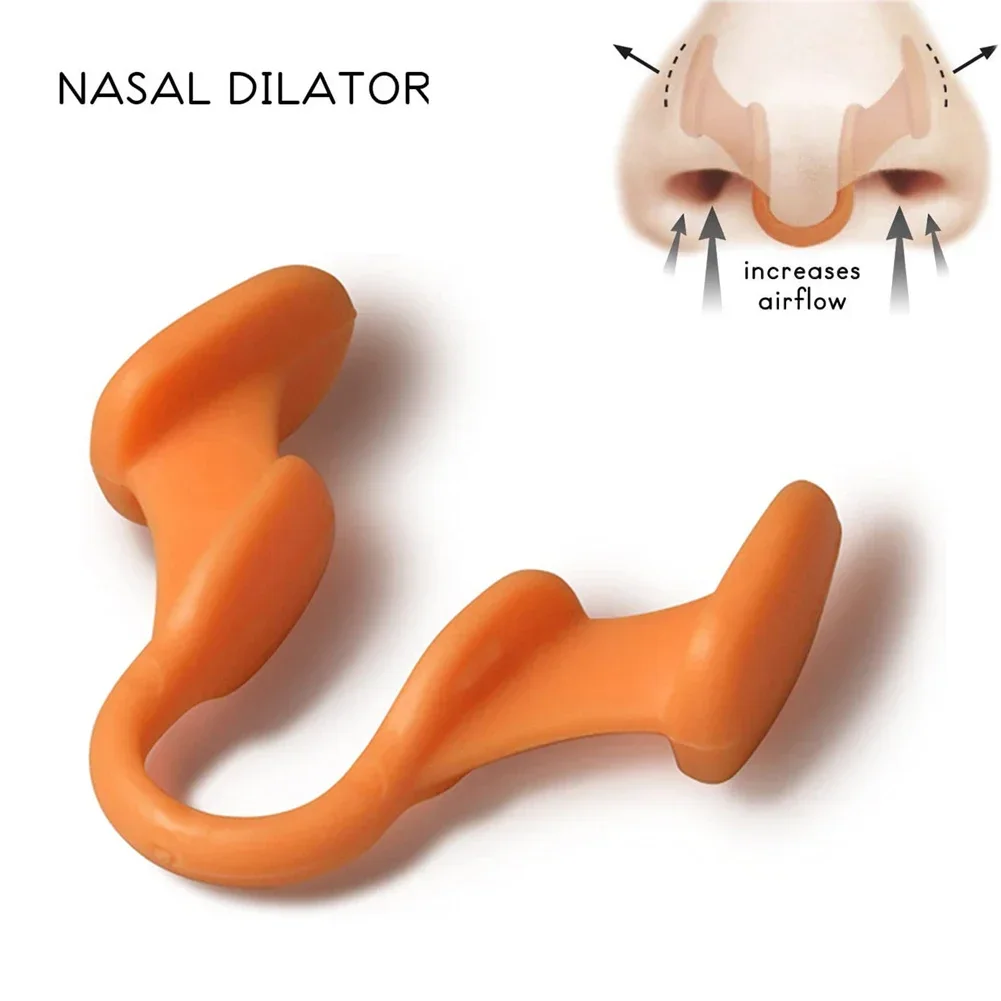 Stop Snoring Nose Clip 1Pc Silicone Anti Snoring Nasal Dilator Aid Easy Breathe Improve Sleeping Rhinitis