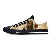 Custom Fashion Man Shoes Man Lightweight Sneakers Breathable Woman Canvas Shoes High Quality Low Top Hollywood Undead Board Shoe 2