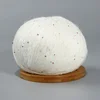 50g Lace  Mohair Yarn with Sequins  Crochet Knitting Yarn with Lurex Fashion Baby Soft Sweater Shawl Needlework Yarns with Loops 1
