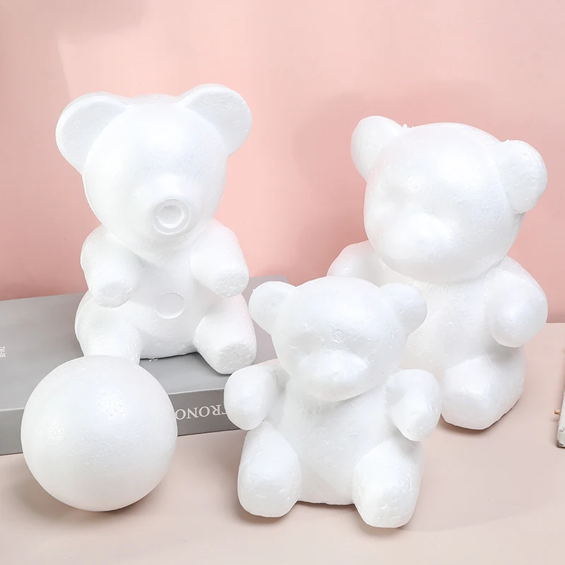 Schaumstoffkugeln mit hoher Dichte, Rosenbär und Herzformen, DIY-Handwerk für Hochzeit, Geburtstag, Party, Dekoration, Babyparty, Heimdekoration – Detail 9