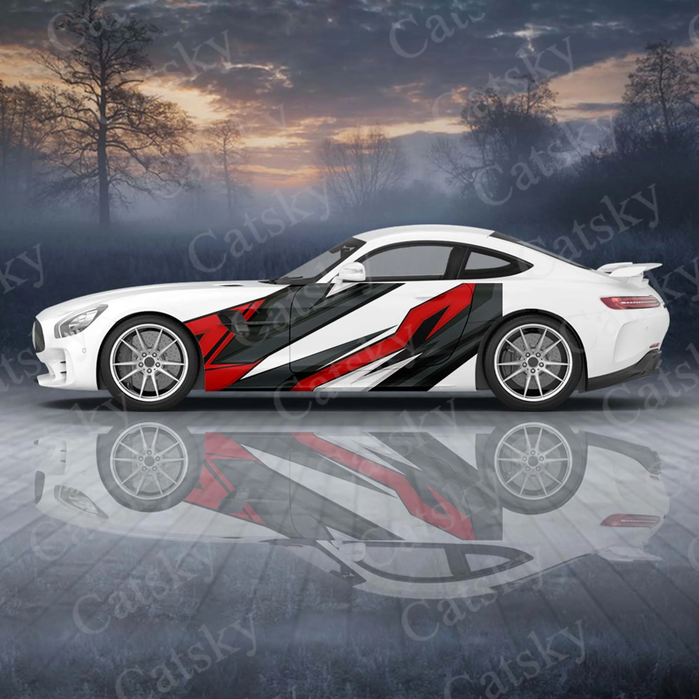 

Lightning Streak 2pcs/Set Car Sticker for Universal Large Car Sticker for Univers, Car Stickers on The Left and Right Sidesal