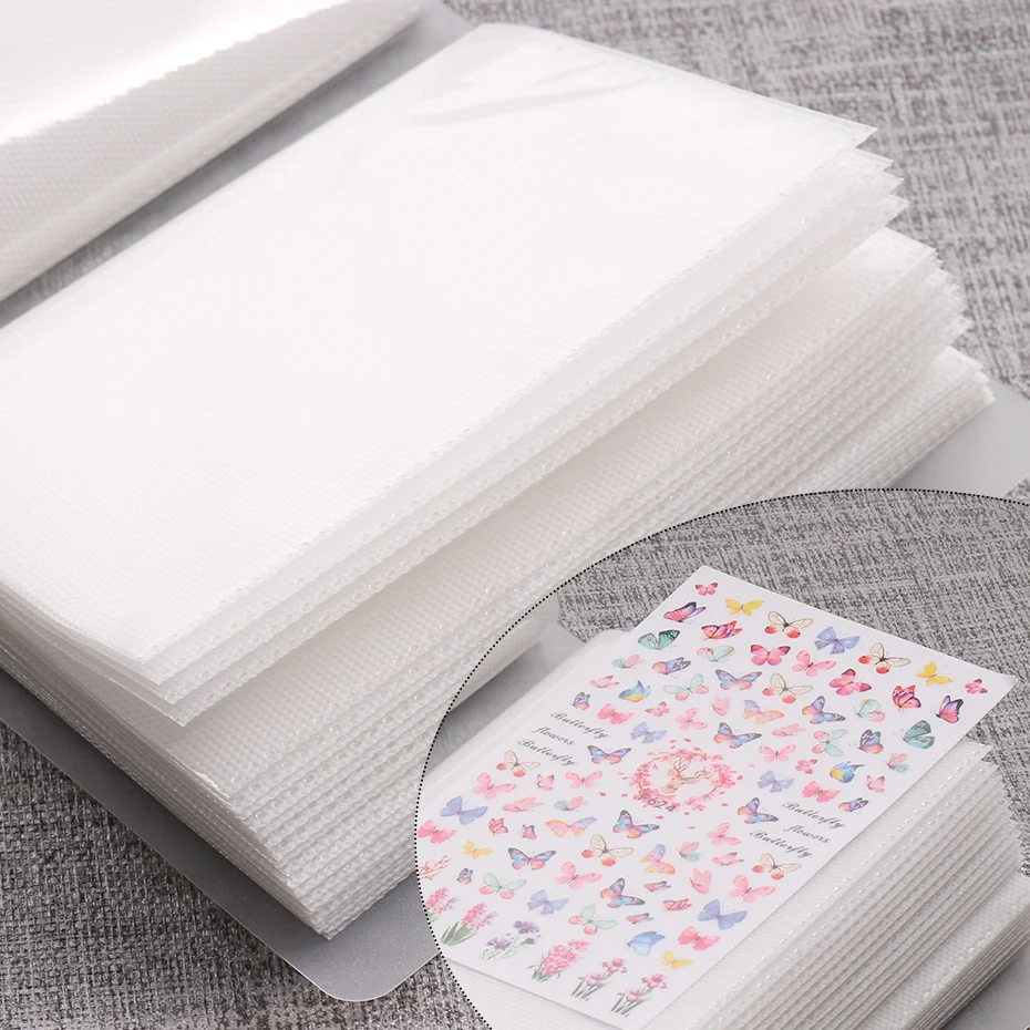 

100 Slots Nail Art Stickers Storage Book Empty Album Decals Collecting Organizer Holder Display Notebook Manicure Tools KETZB06