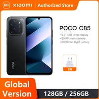 Xiaomi POCO C85 Global Version Smartphone MediaTek Helio G81-Ultra 6.9" Dot Drop display 6000mAh 50MP dual Camera 33W NFC IP64