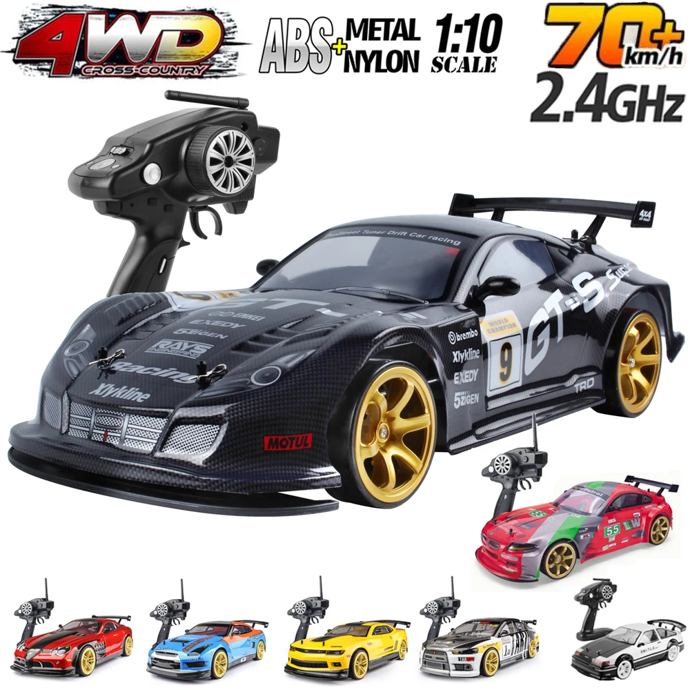 Remote Control Car 1:10 4wd 70km/H High Speed Drift Racing