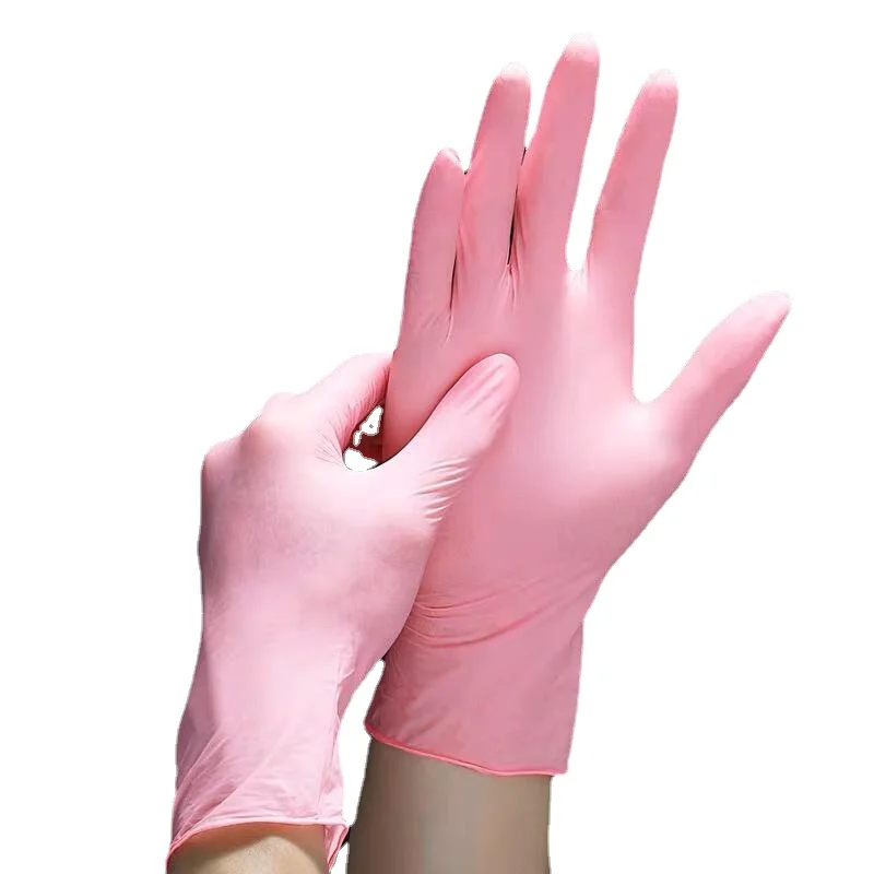 Nitrile Gloves Disposable Powder Free Household Cleaning Gloves 50/100PCS For Kitchen Gardening Working Beauty Nail For Disposable Gloves,Nitrile Gloves,Cleaning Gloves,Garden Work Gloves,Horticultural Gloves