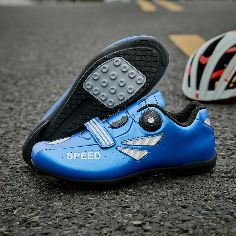 Male Big Size 36-47 Outdoor Road Cycle Sport Shoes Yellow Mens Athletic Fitness Outside Cycling Training Bicycle Racing Shoes