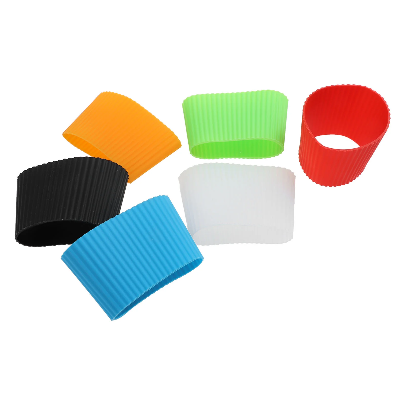 

Insulated Silicone Cup Sleeve Glass Cover Anti-scald Bottle Covers Heat-insulated