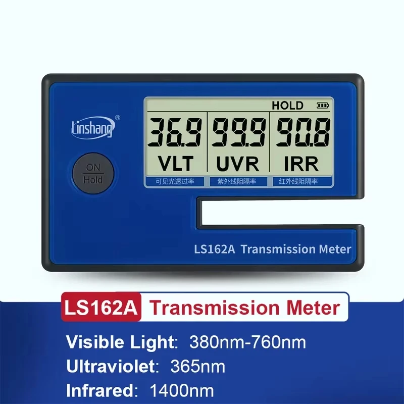LS162 LS162A Window Tint Meter Solar Film Car Transmission Meter Solar Film Meter VLT UV IR Rejection Tester Dropship 4