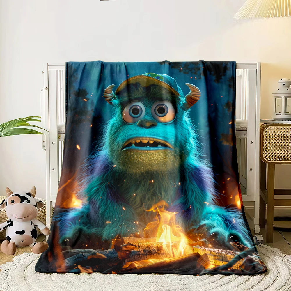 

1 шт. одеяло Disney Sullivan-легкий фланелевый плед для диванов, путешествий, кемпинга, гостиной, офиса, стульев, кровати.