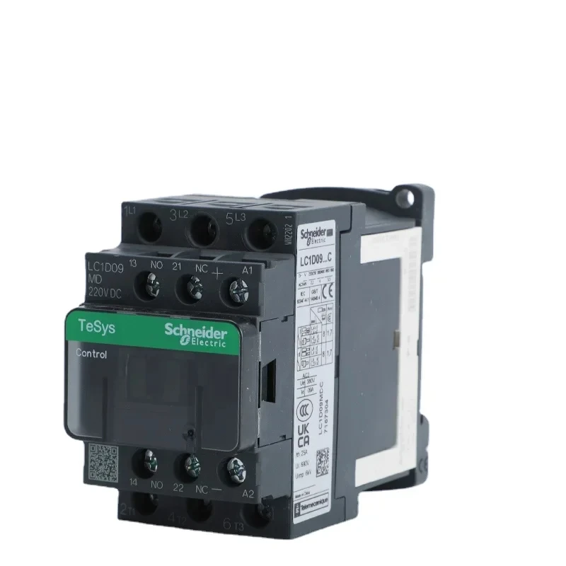 Schneider Electric LC1D09/12/18/25/32/38 BDC EDC FDC MDC Low Power Contactor Black/White Optional LC1D DC images - 6