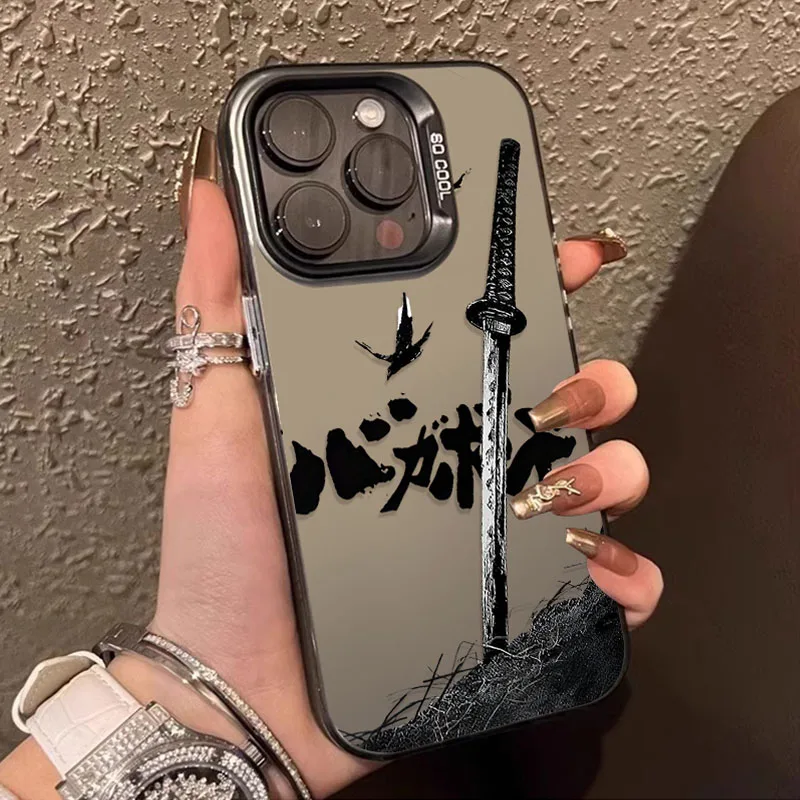 Japanese Comics Vagabond Samurai Plating Matte Phone Case