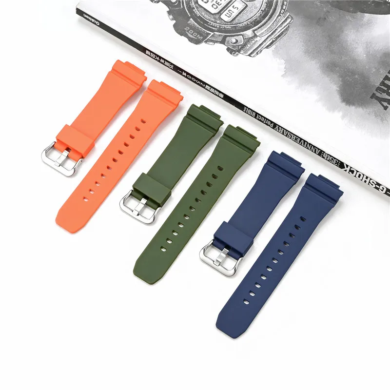 Enhanced Product Title: Durable Waterproof Rubber Sport Strap with Quick Release for Casio G-Shock Watches