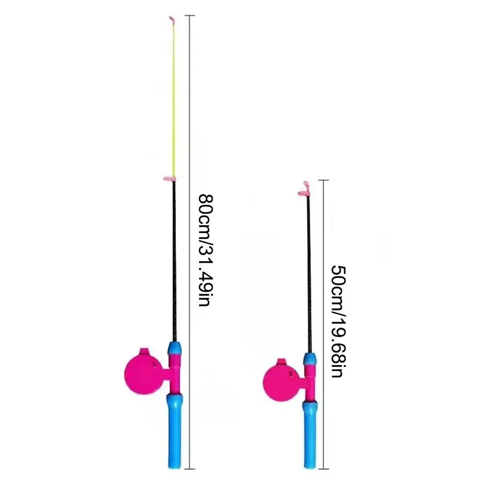 Mini Fishing Rod Kite for Kids Vivid Butterfly Swallow Parrot Easy to Fly Goldfish Kites for Toddler Outdoor Beach Park Beginner
