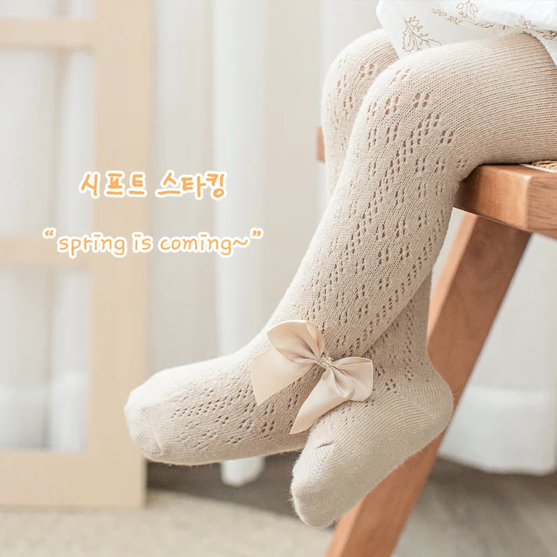 Girls Stocking Spring Summer Pantyhose for Kids Spanish Hollow Children Pantyhose Baby Leggings Toddler Fishnet Tights