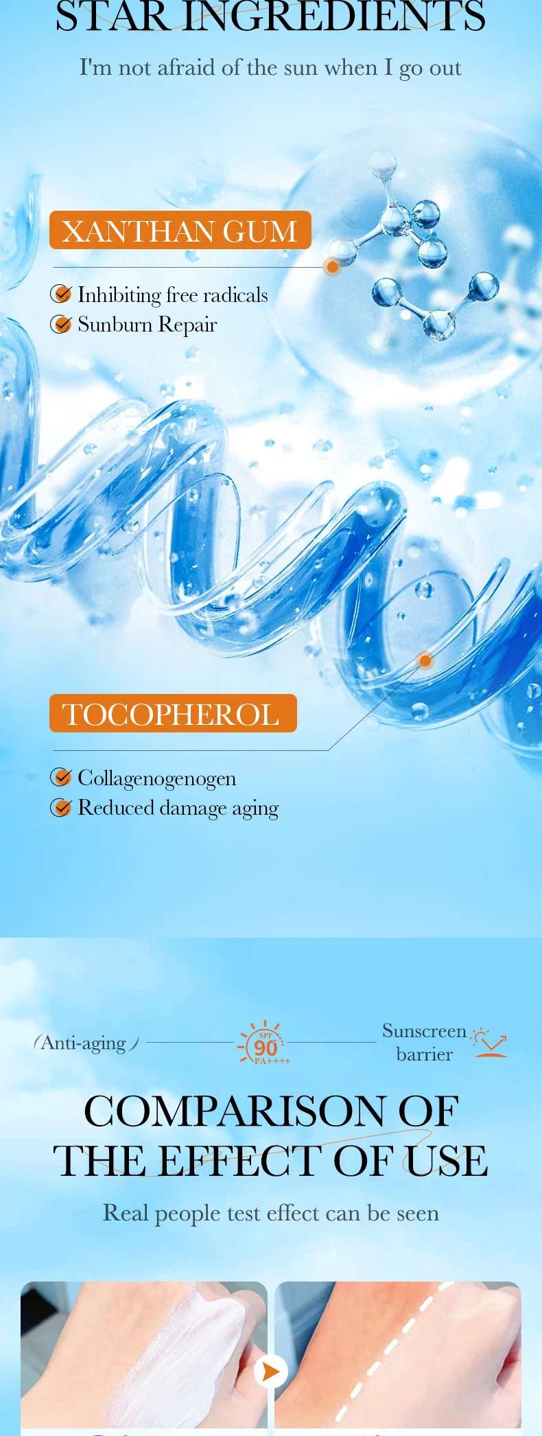 Feuchtigkeitsspendende Aloe Vera Und Vitamin E Sonnencreme Spf 90_voghion.com