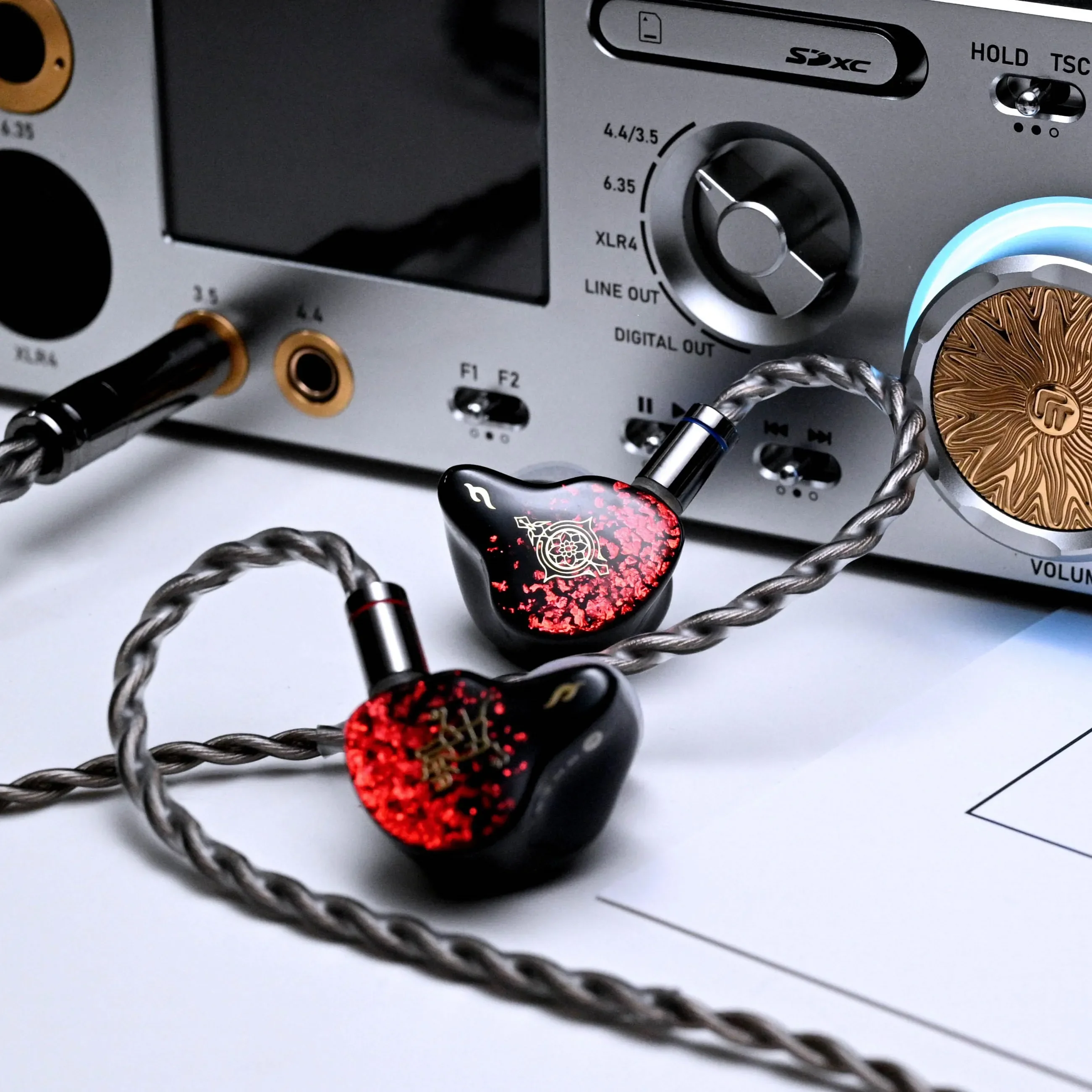 TANGZU Nezha Latest Flagship-level IEMs 6BA + 1PZT Multi-Driver In-Ear Monitor Hybrid Driver Wired Earphones |3.5mm+4.4mm Cable 4