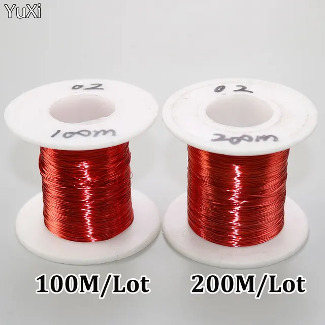 BNTECHGO Filo Magnetico Da 26 AWG, Filo Di Rame Smaltato, Filo Di Avvolgimento Magnetico Smaltato, 113,4 G, Diametro 0,01 Cm, 1 Bobina Rossa - Foto 10