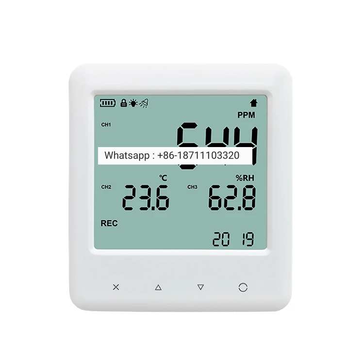 

DC-YEM-40CL Greenhouse Baby Room Humidity and Temperature Sensor CO2 Monitoring Meter