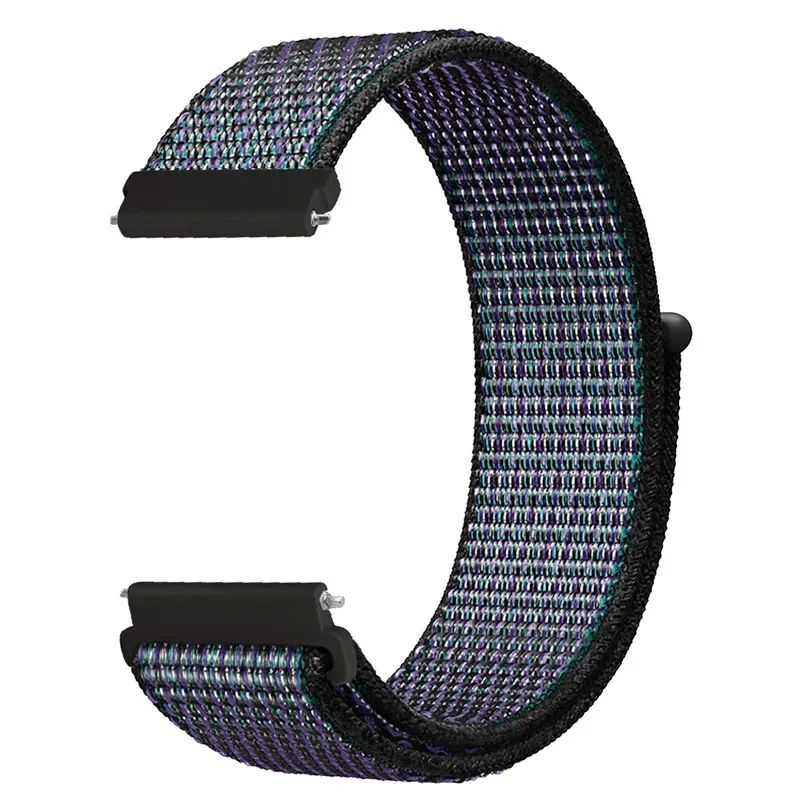 Versatile Nylon Loop Sport Strap - Adjustable Watch Band (20mm/22mm)
