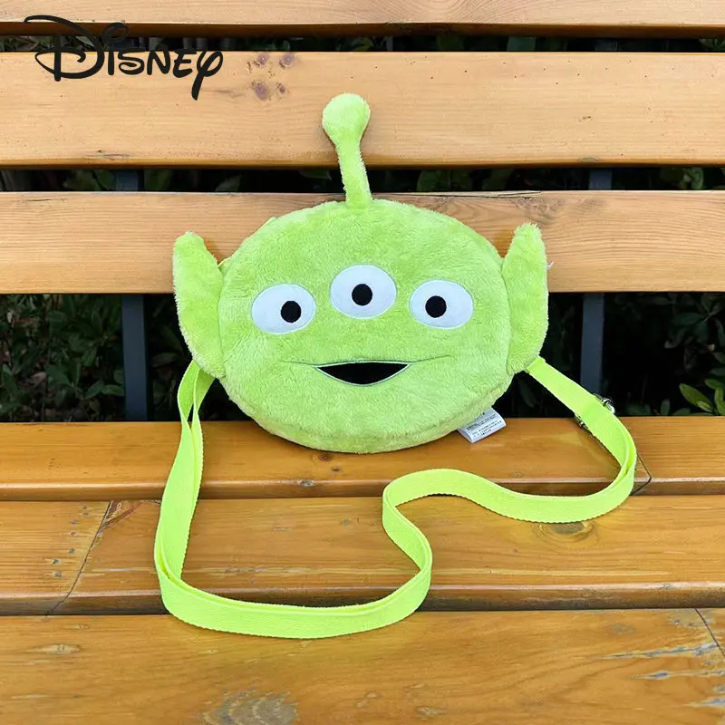 Disney's New Plush Crossbody Bag Fashionable High Quality Children's Zero Wallet Cartoon Cute Versatile Popular Girl Phone Bag