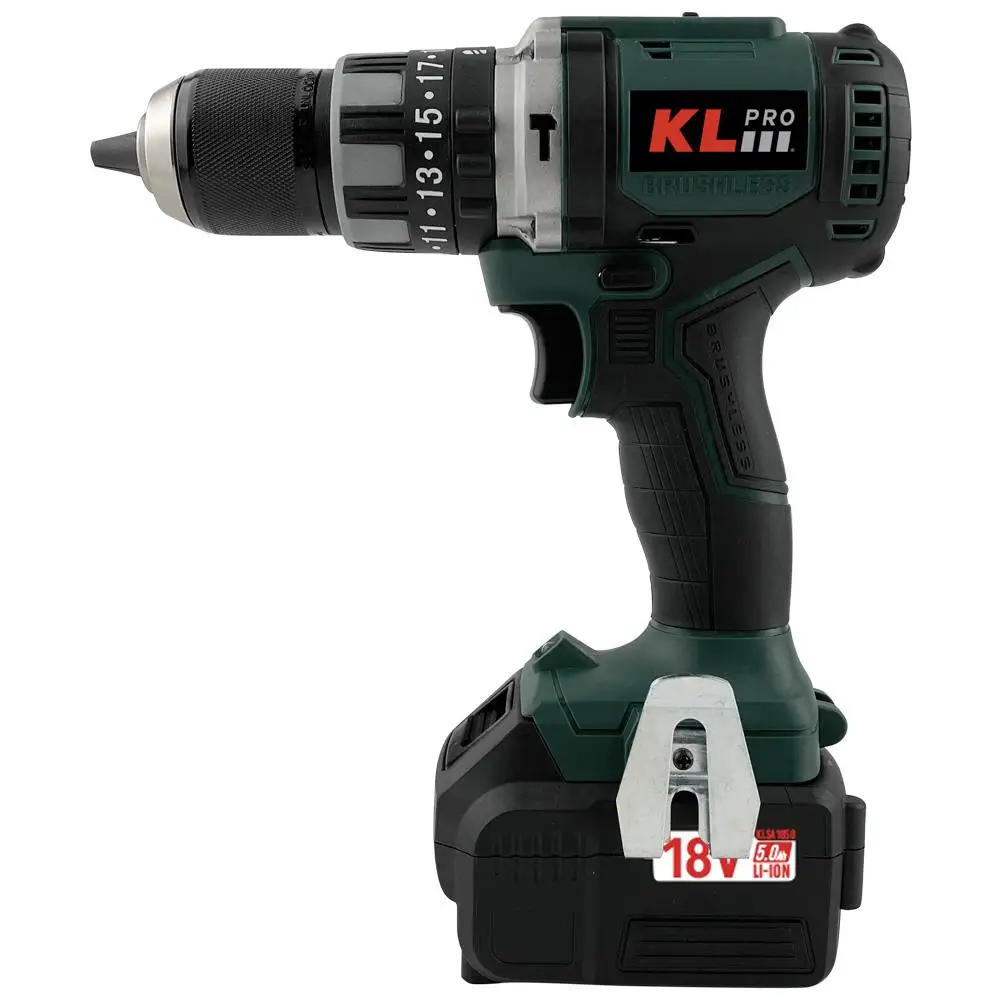 

KLPRO KLDM18BH-50 18Volt/5.0Ah Li-ion Dual Cordless Brushless Professional Impact Drill EU Plug Type