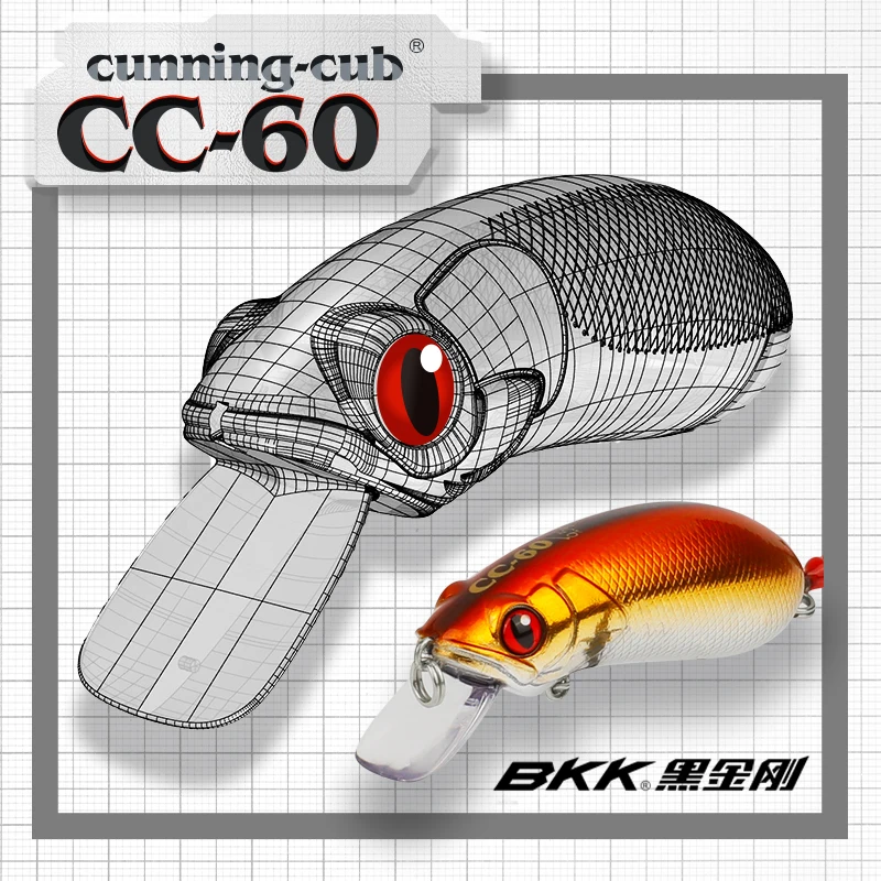 

Lurefans2020 Новый окунь Siniperca бросок на большие расстояния Рок Флип рот черная рыба маленький жир жесткий дорога Subbait CC60 медленно тонущий