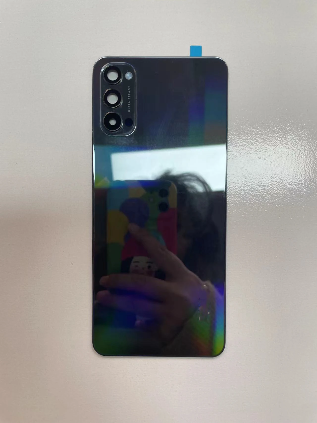 오리지널 신제품 Oppo Reno4 5G 후면 배터리 커버, Oppo Reno4 4G 후면 유리 배터리 커버 교체용 후면 도어 하우징 케이스