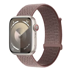 Braided Nylon Loop Strap for Smartwatch - Comfortable Bracelet Band Strap (Smoke purple)