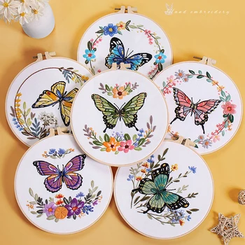 Butterfly Embroidery Kit 1