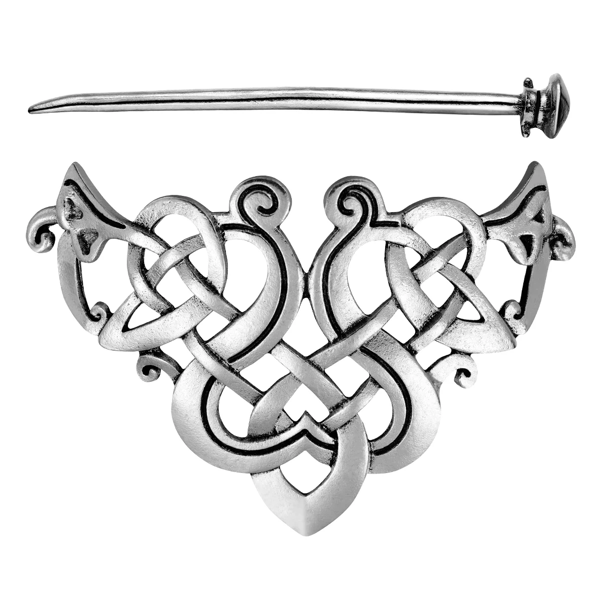 

Hair Clip Vintage Viking Slide Hairpin Alloy Knot Hair Hair Accessories for