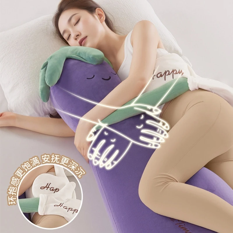 Zmr 가지킹 플러시 수면 베개 특대형 인체공학적 수면 보조 다리 포옹 쿠션 성인 여성 수면용 휴일 선물