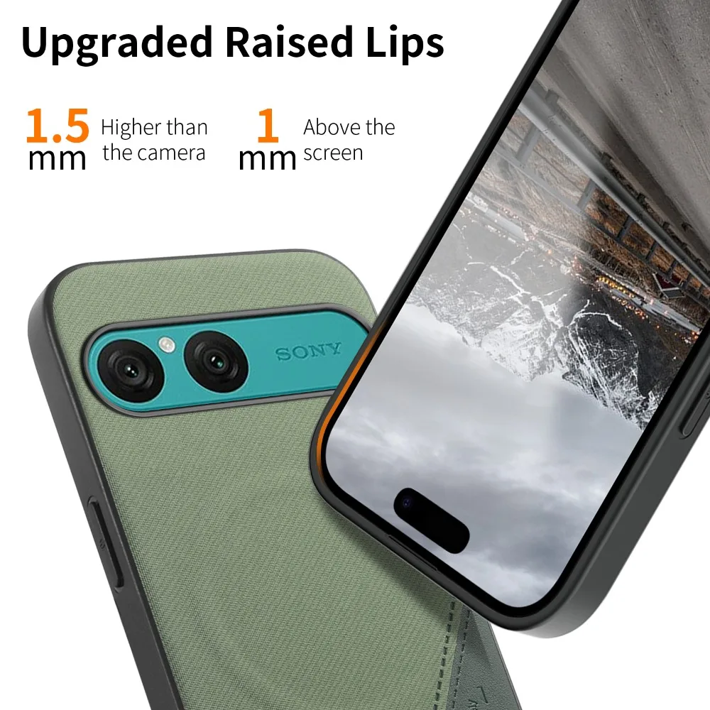 Luxury Leather Phone Case with Magnetic Wireless Charger