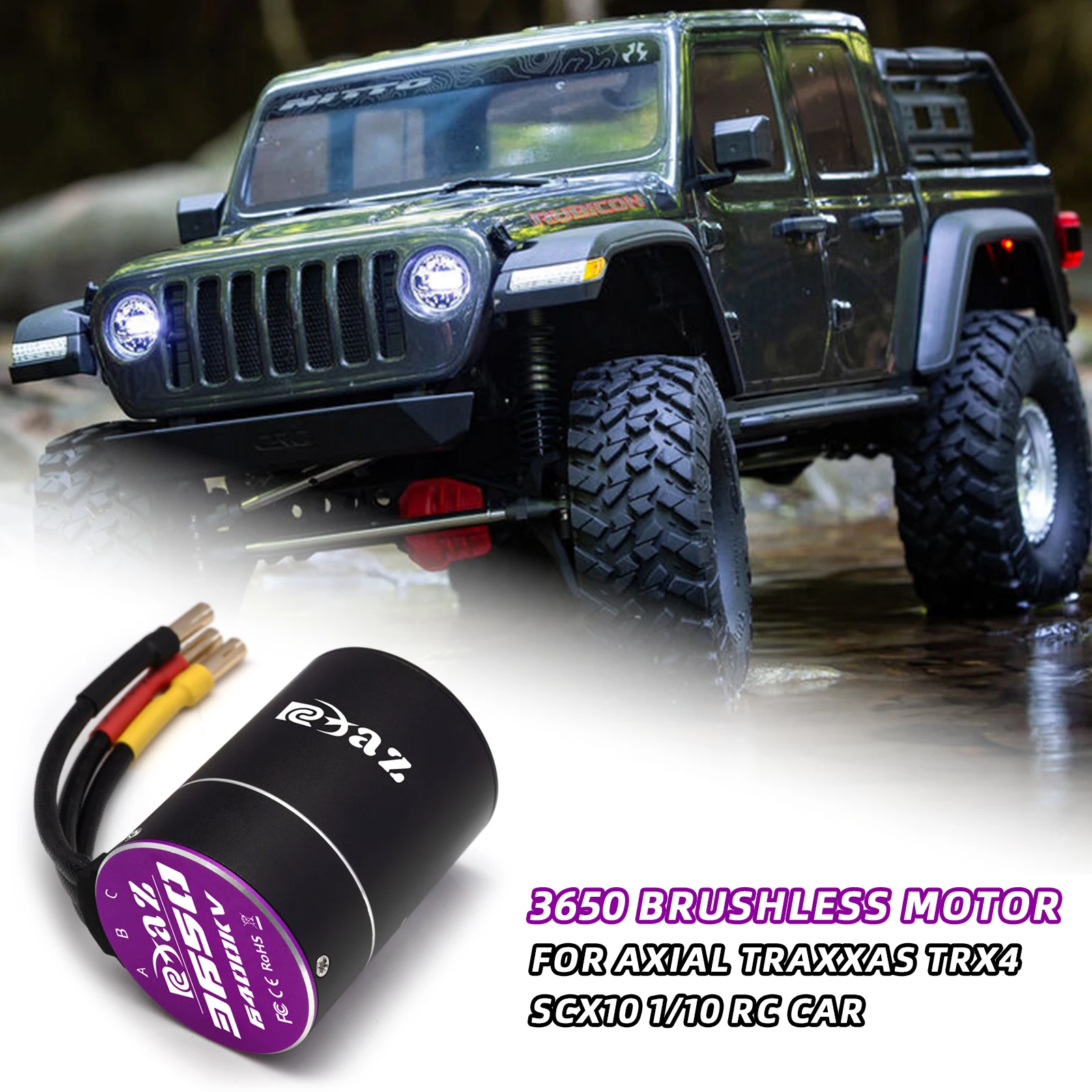 Moteur Brushless 6400kv pour RC Crawler Buggy - 1 Pièce