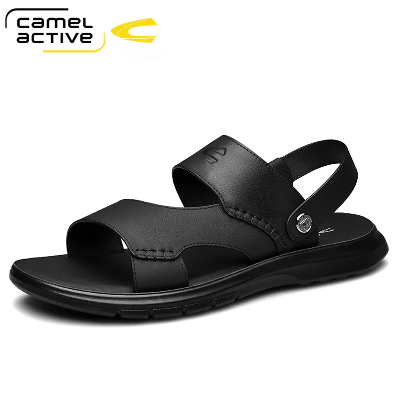 

Camel Active 2022 New Summer New Men's Sandals Beach Shoes Trend Genuine Leather Outdoor Breathable Men's Casual Shoes sandalias