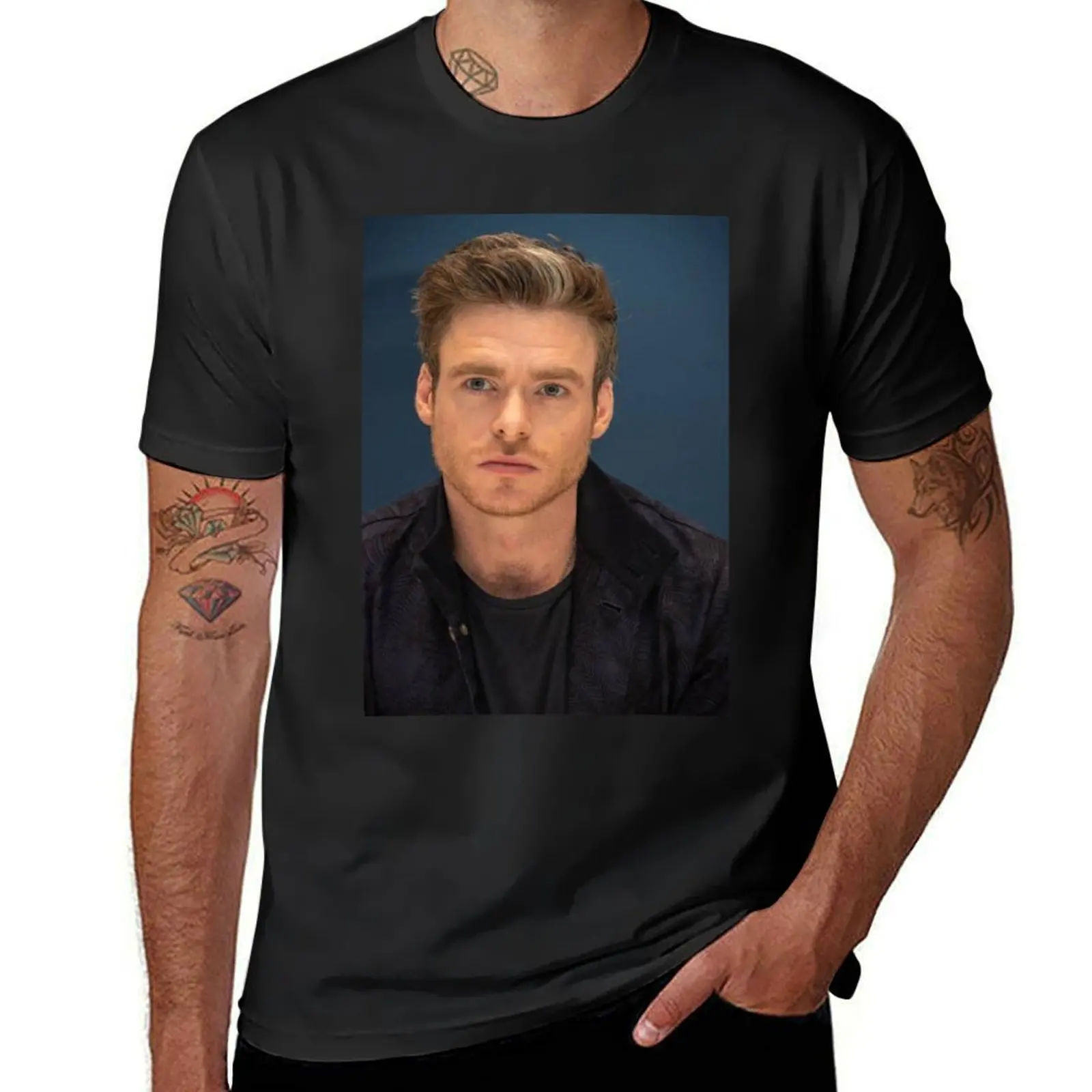 

richard madden T-Shirt cute clothes summer top plain t shirts men