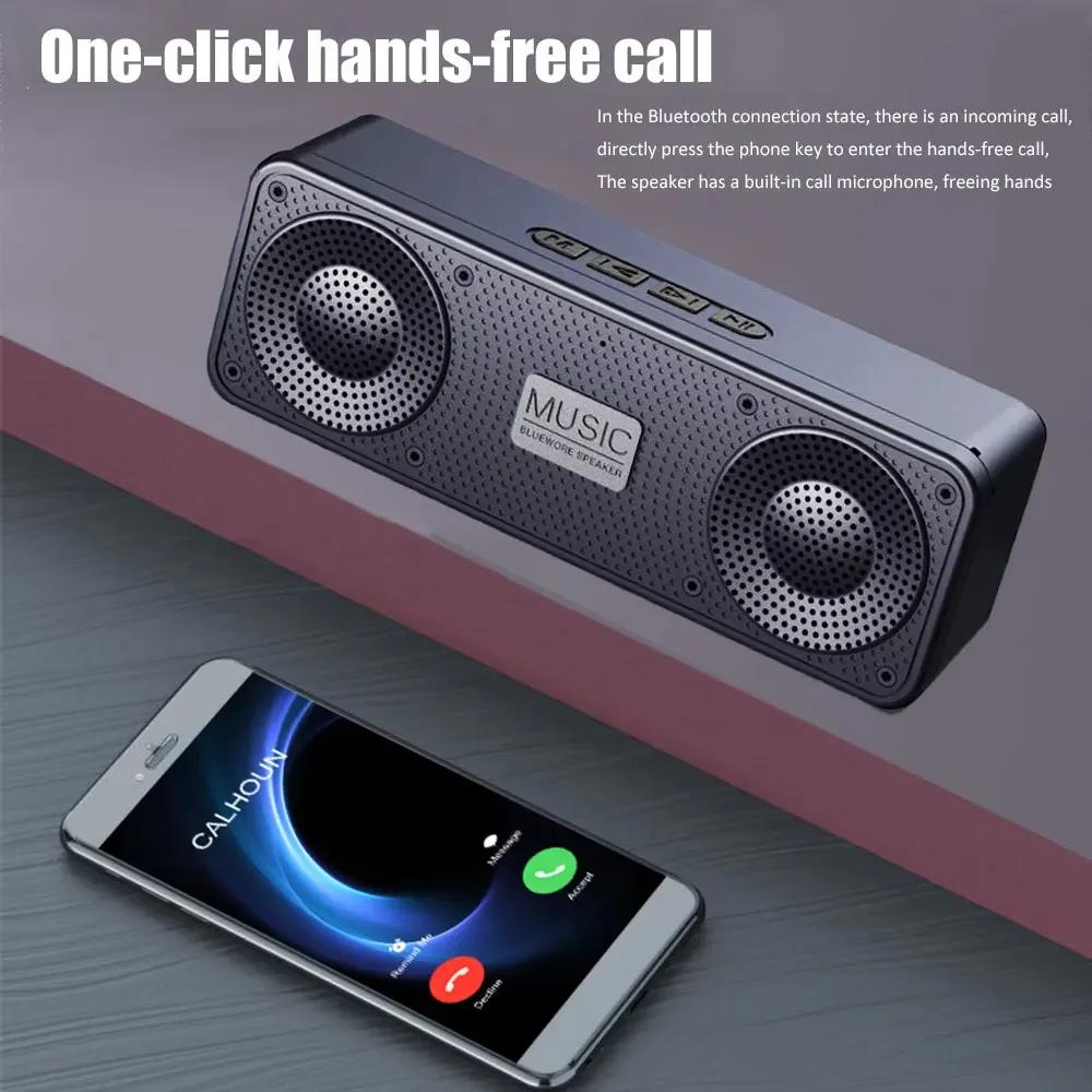 Bluetooth Smart Speaker Wireless Subwoofer For Mobile And Computer_voghion.com