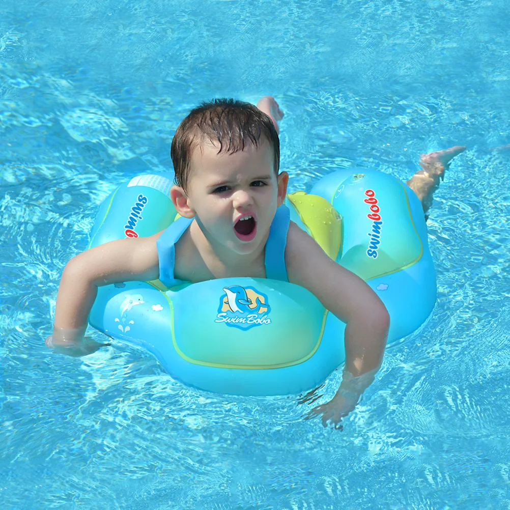 Baby Swimming Ring Newborn Baby Float Inflatable Kids Swimming Pool Accessories Infant Circle Inflatable Raft Children's Toy 2
