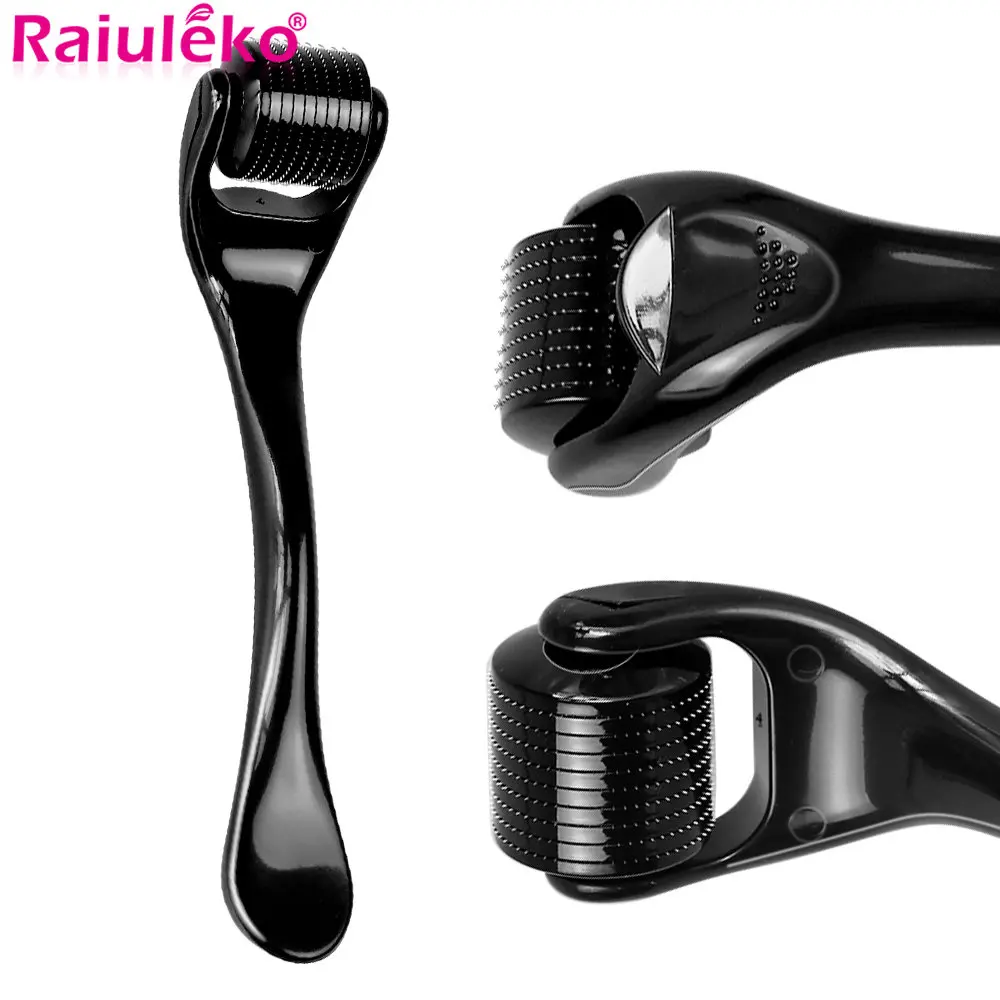 Фото DRS 540 Derma Roller титановый для бороды волос, Восстановитель роста волос, мезороллер для лица, Электронная микронидальная игла, ролик №1
