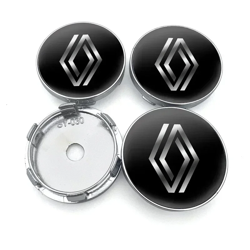 4-Piece 60mm Car Wheel Center Cap Set - Stylish Wheel Cover Accessories