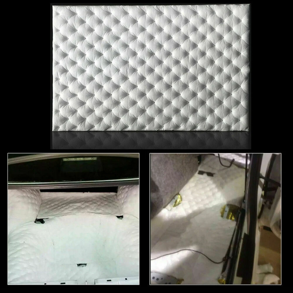 Car Sound Proofing Deadening Insulation Closed Cell Foam Flame Retardant Foam Mat 80x50cm Auto Interior Accessories