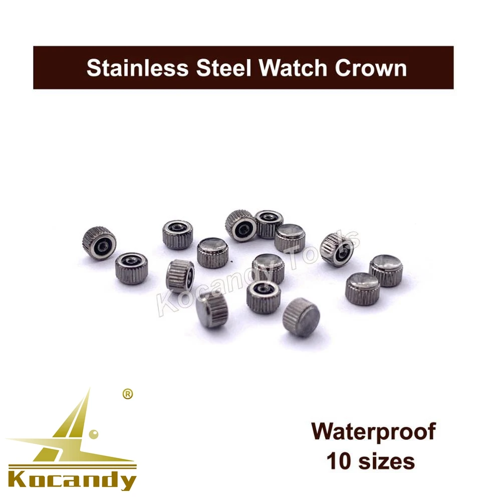 Assista Crown Parts Substituição Assorted Ver Repair Kits para Relojoeiros à Prova Dágua - Image 4
